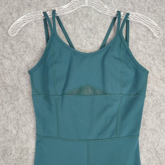 Love Soft Jumpsuit Womens Sz XS Green Yoga Athletic Move Stretch Poly Spandex - Picture 4 of 10